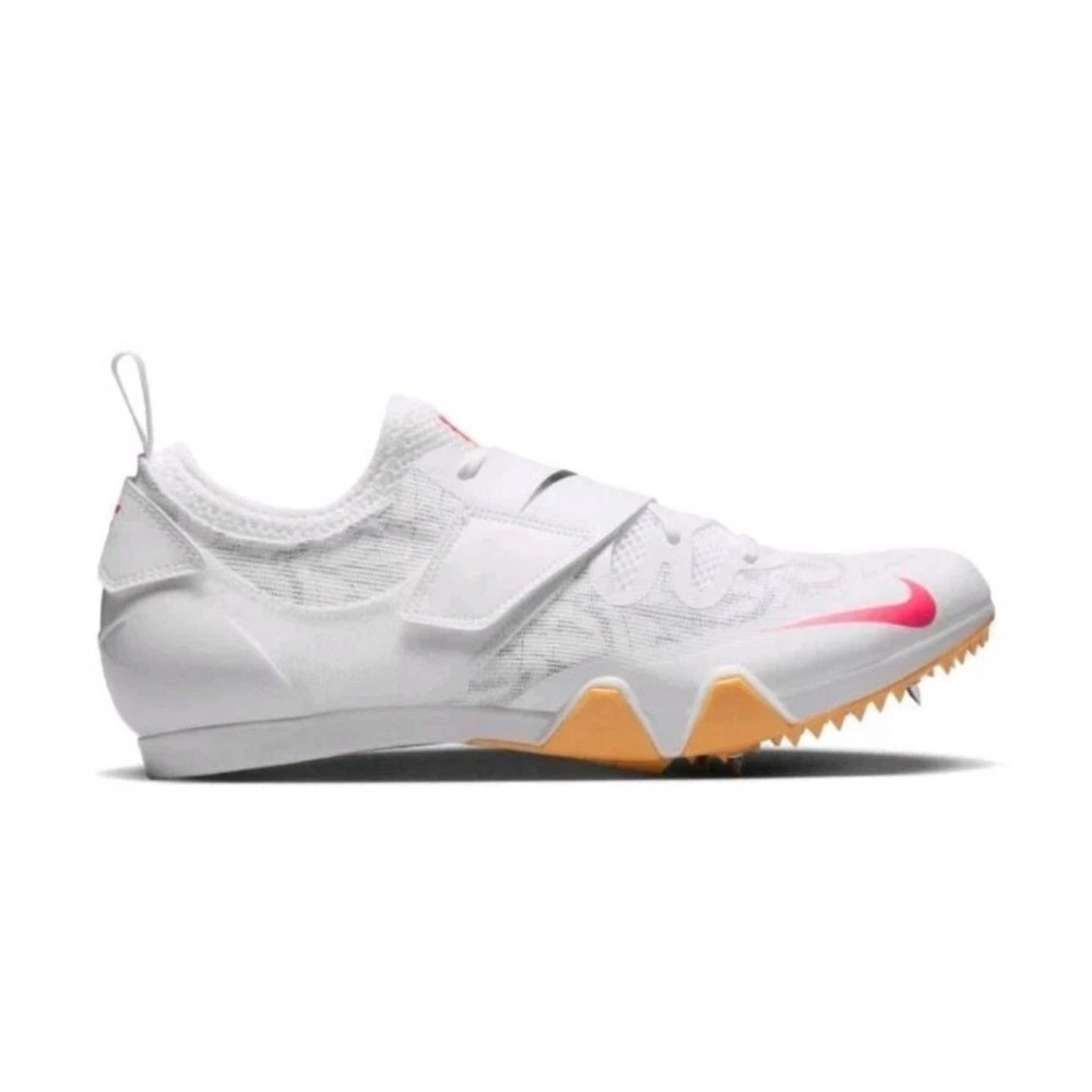 Nike Zoom Pole Vault Elite 3 Track Shoes White Orange AA1204-101 Men Sz 13 NEW